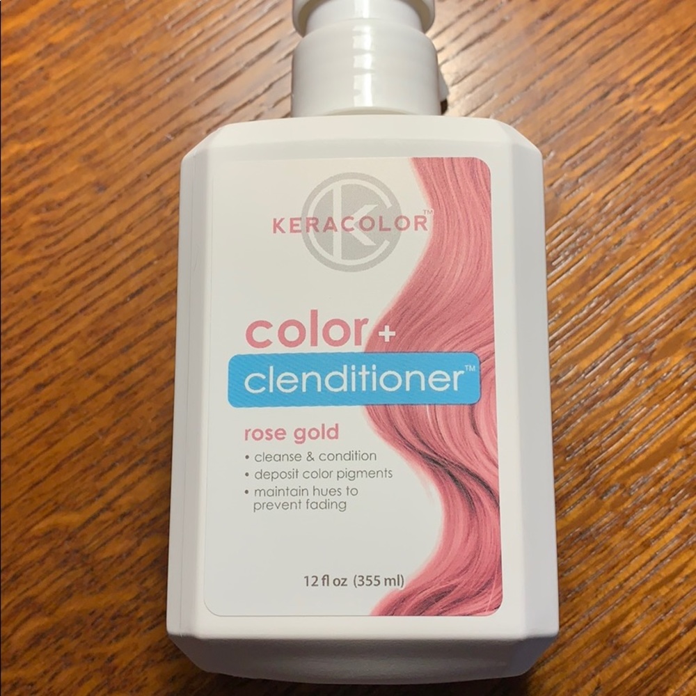 Brand new never used rose gold clenditioner